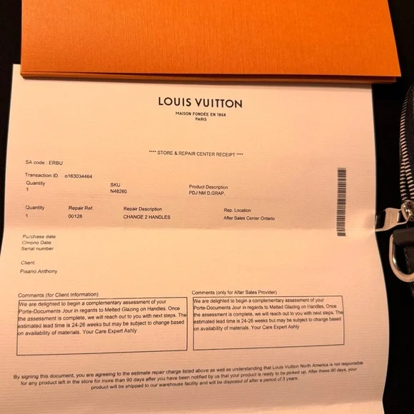Louis Vuitton Porte-Documents JourBriefcase Damier Cobalt Canvas